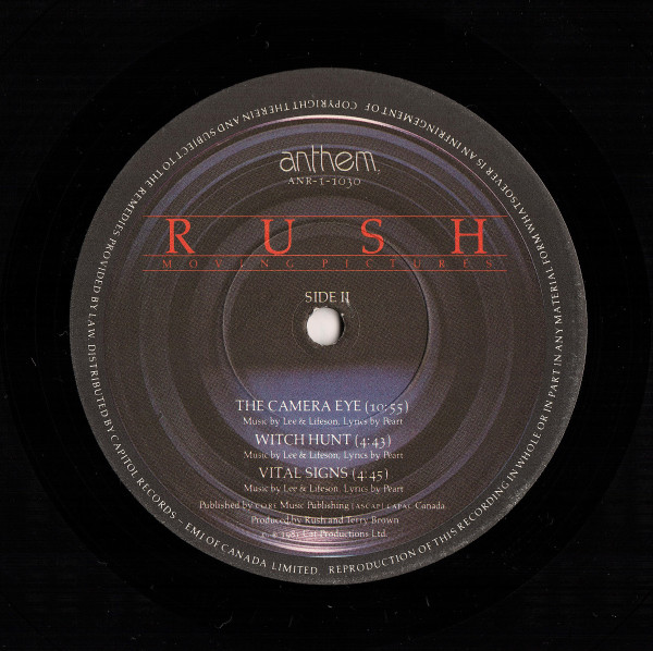 Rush - Moving Pictures | Anthem (ANR-1-1030) - 4