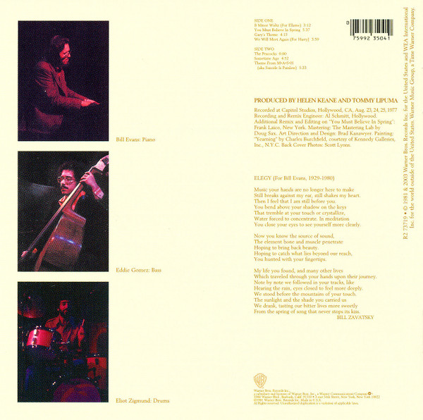 Bill Evans - You Must Believe In Spring [CD] | Rhino Records (R2 73719) - 3