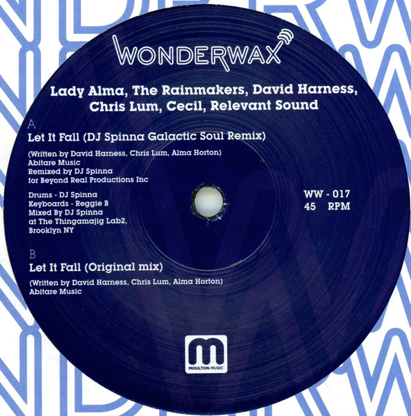 Lady Alma , The Rainmakers , David Harness , Chris Lum , Cecil , Relevant Sound - Let It Fall | Wonderwax (WW-017)