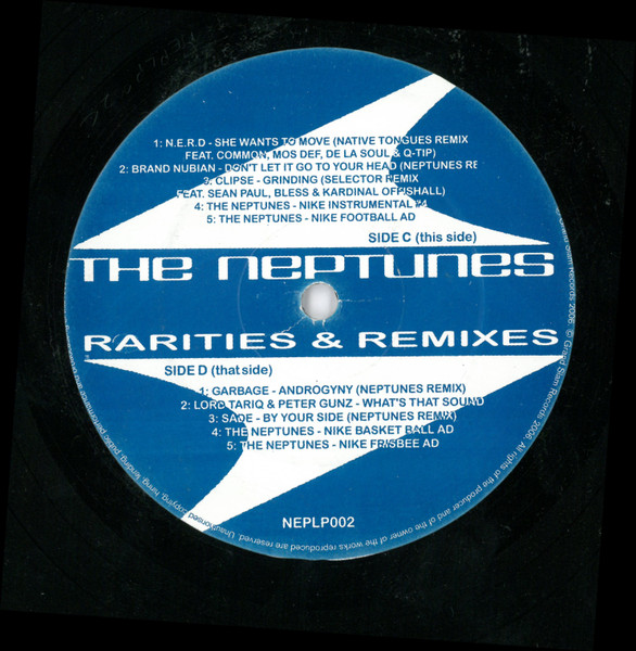 The Neptunes - Rarities & Remixes | Grand Slam Records (NEPLP002) - 4