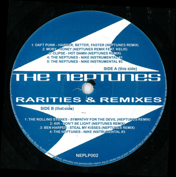 The Neptunes - Rarities & Remixes | Grand Slam Records (NEPLP002) - 3