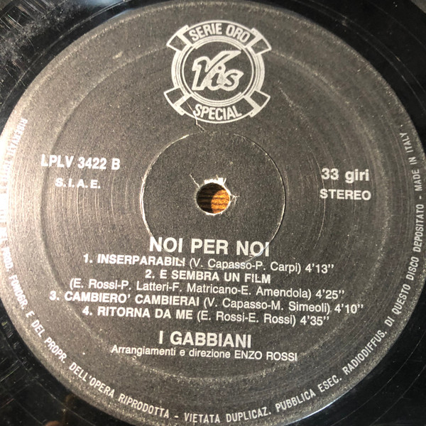 I Gabbiani - Noi Per Noi | Serie Oro Special (LPLV 3422) - 2