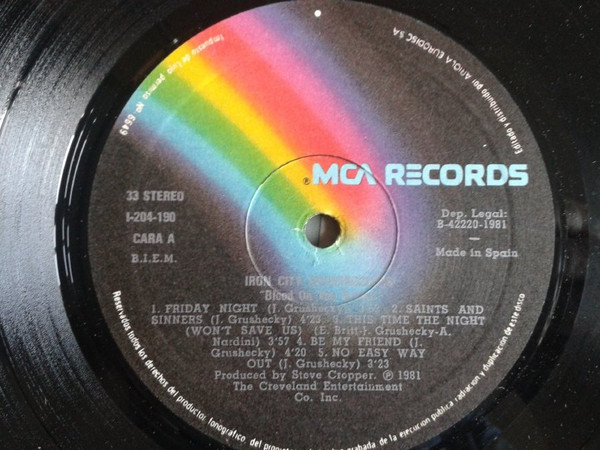 Iron City Houserockers - Blood On The Bricks - Vinilo | MCA Records (I-204-190) - 3