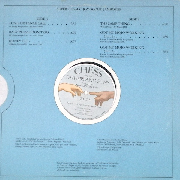 Muddy Waters / Otis Spann / Mike Bloomfield / Paul Butterfield / Donald "Duck" Dunn / Sam Lay And Buddy Miles - Fathers And Sons (2LP) [Vinyl] | Chess (LPS 127) - 3