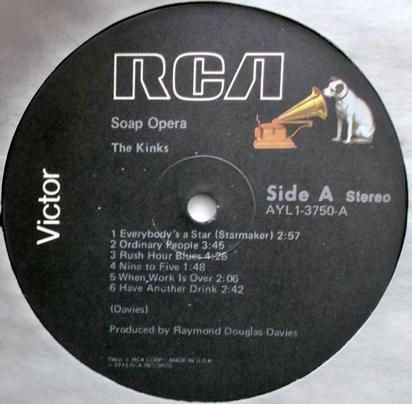 The Kinks - Soap Opera | RCA (AYL1-3750) - 3 The Kinks - Soap Opera | RCA (AYL1-3750) - 3