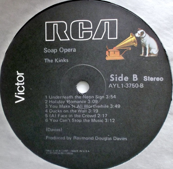 The Kinks - Soap Opera | RCA (AYL1-3750) - 4 The Kinks - Soap Opera | RCA (AYL1-3750) - 4