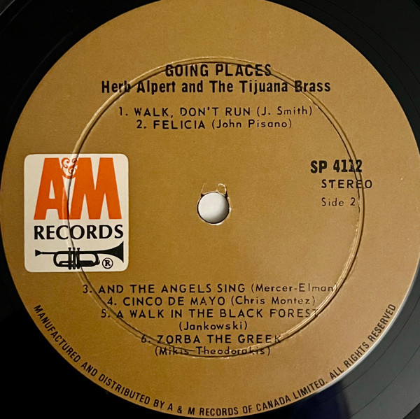 Herb Alpert & The Tijuana Brass - !!Going Places!! | A&M Records (SP-4112) - 3 Herb Alpert & The Tijuana Brass - !!Going Places!! | A&M Records (SP-4112) - 3