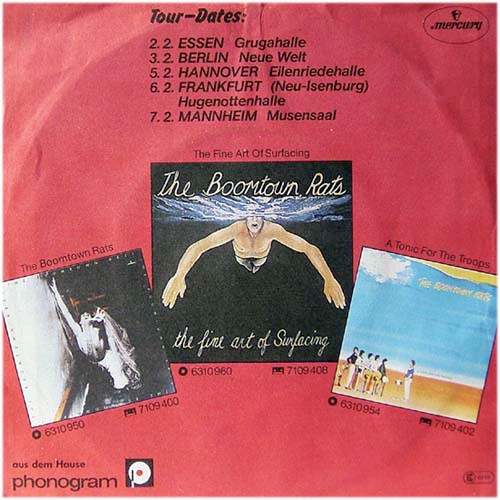 The Boomtown Rats - Someone's Looking At You | Mercury (6008 555) - 2