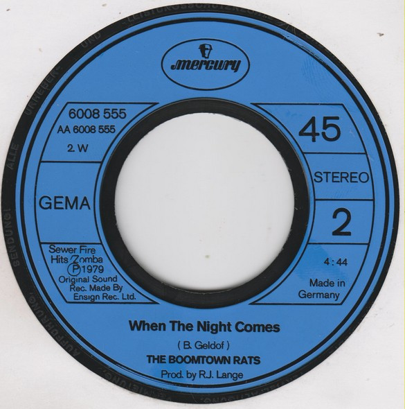 The Boomtown Rats - Someone's Looking At You | Mercury (6008 555) - 4