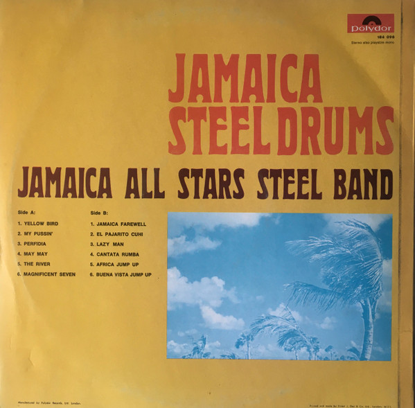 Jamaica All Stars Steel Band - Jamaica Steel Drums | Polydor (184096) - 2 Jamaica All Stars Steel Band - Jamaica Steel Drums | Polydor (184096) - 2