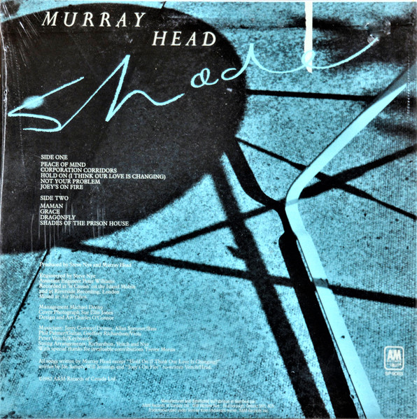 Murray Head - Shade [Vinyl] | A&M Records (SP 9083) - 2