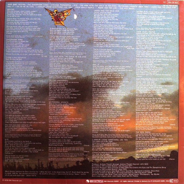 Kate Bush - The Kick Inside | EMI (1C 064-06 603) - 2 Kate Bush - The Kick Inside | EMI (1C 064-06 603) - 2