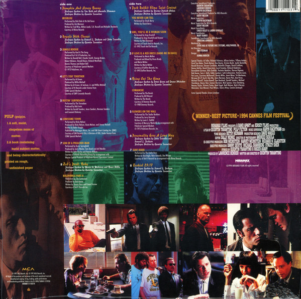 Various - Pulp Fiction (Music From The Motion Picture) | MCA Records (0008811110314) - 2 Various - Pulp Fiction (Music From The Motion Picture) | MCA Records (0008811110314) - 2