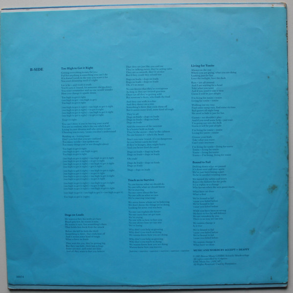 Accept - Metal Heart | Portrait (WPR 39974) - 2