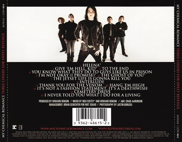 My Chemical Romance - Three Cheers For Sweet Revenge [CD] | Reprise Records (CDW 48615) - 2