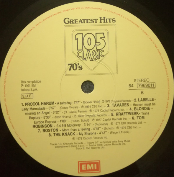 Various - Greatest Hits 105 Classic 70's | EMI (64 7969011) - 4