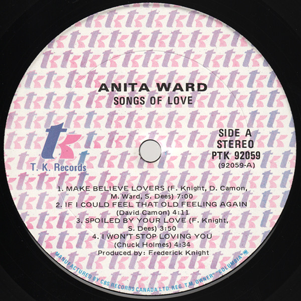 Anita Ward - Songs Of Love [Vinyl] | T.K. Records (PTK 92059) - 3