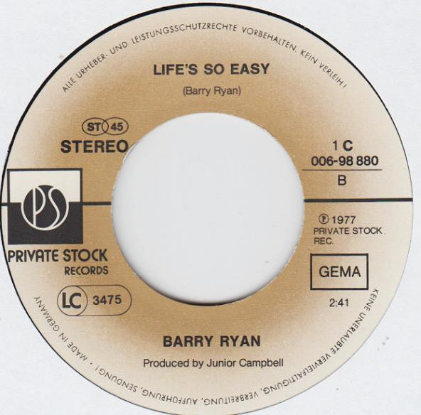 Barry Ryan - Brother | Private Stock (1C 006-98 880) - 4