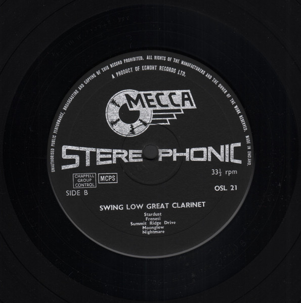 The Bay Big Band Conducted By Francis Bay - Swing Low Great Clarinet | Mecca (OSL 21) - 4