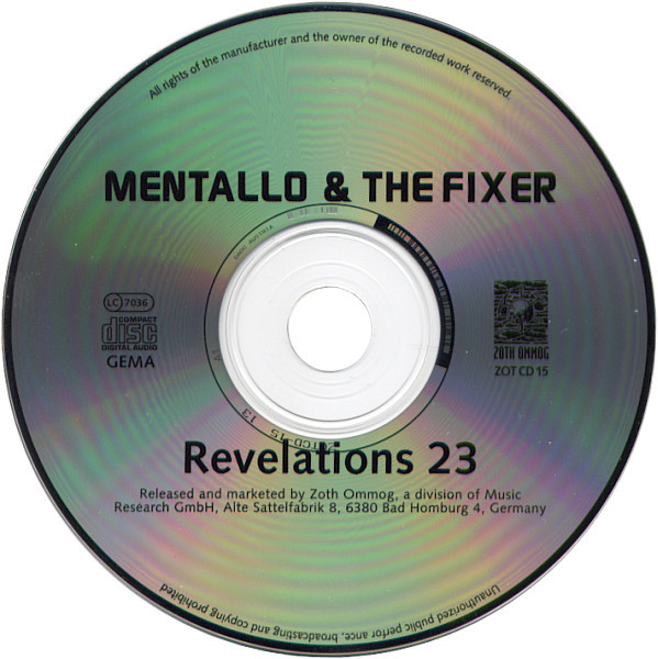 Mentallo & The Fixer - Revelations 23 | Zoth Ommog (ZOT CD 15) - 3