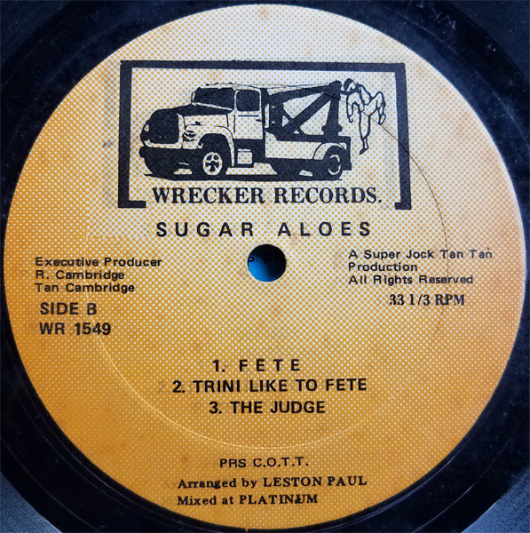 Sugar Aloes - Solid As A Rock | Wrecker Records (WR 1549) - 4
