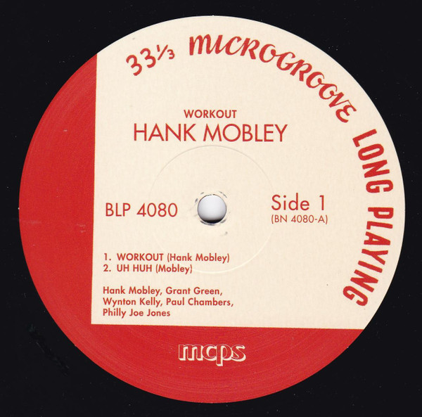 Hank Mobley - Workout [Vinyl LP - FR - 2019 - BLP 4080 - Mint & Sealed] Jazz | Rat Pack Records (BLP 4080) - 4