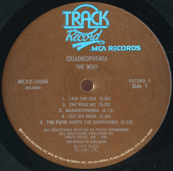 The Who - Quadrophenia | Track Record (MCA2-10004) - 4 The Who - Quadrophenia | Track Record (MCA2-10004) - 4