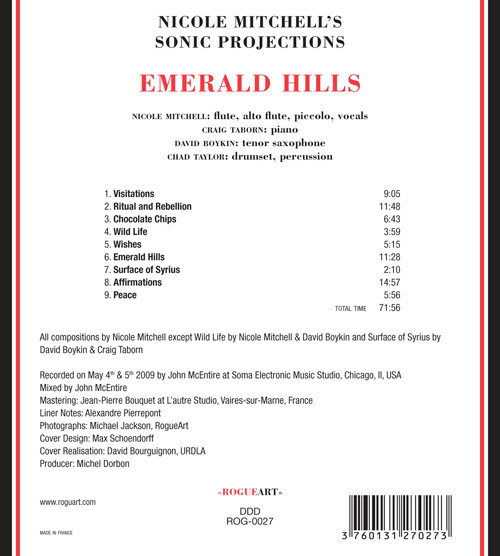Nicole Mitchell's Sonic Projections - Emerald Hills | RogueArt (ROG-0027) - 2 Nicole Mitchell's Sonic Projections - Emerald Hills | RogueArt (ROG-0027) - 2