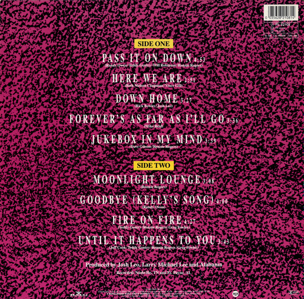 Alabama - Pass It On Down | RCA (PL 82108) - 2 Alabama - Pass It On Down | RCA (PL 82108) - 2