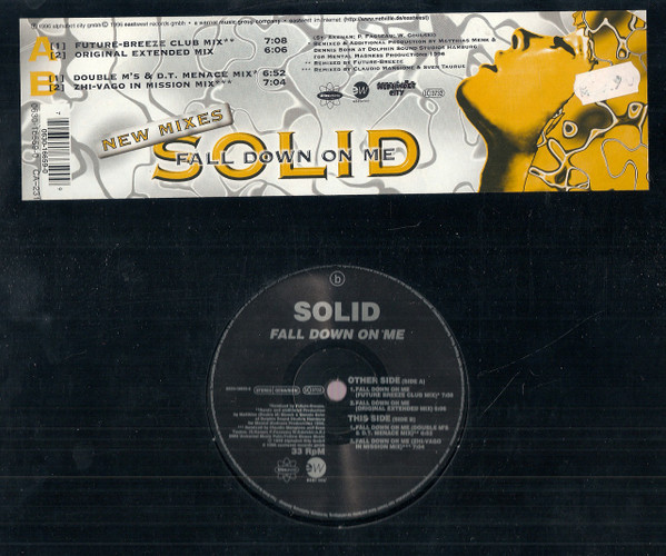 Solid - Fall Down On Me (New Mixes) | Ultraphonic (0630-16659-0) - main