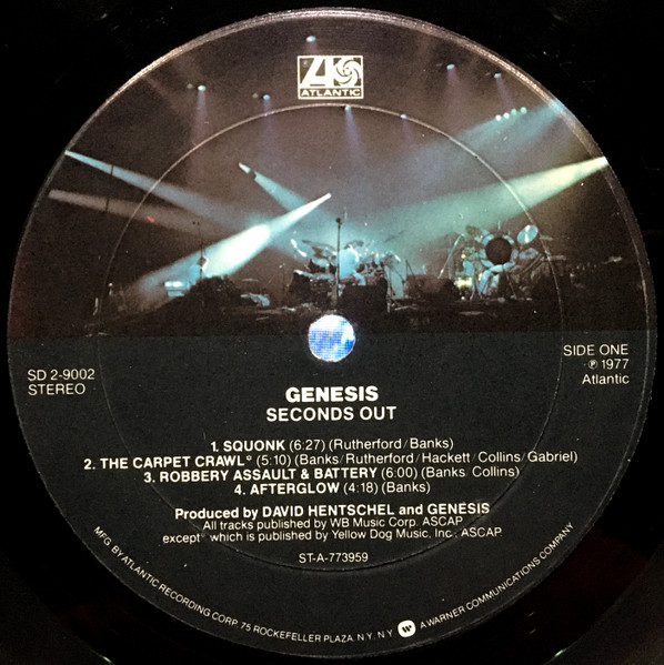 Genesis - Seconds Out | Atlantic (SD 2-9002) - 4 Genesis - Seconds Out | Atlantic (SD 2-9002) - 4