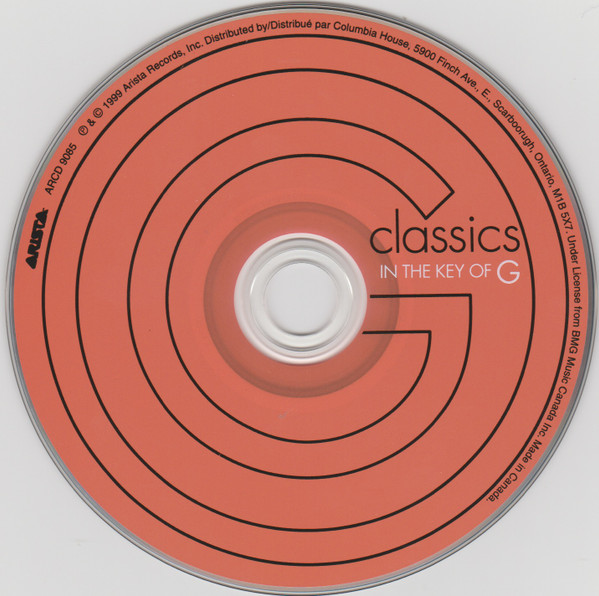 Kenny G - Classics In The Key Of G | Arista (ARCD 9085) - 3