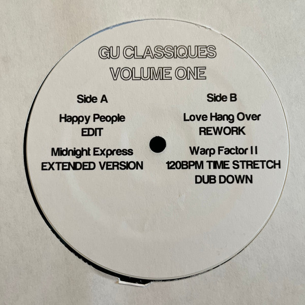 Glenn Underground - Classiques Volume One | Not On Label (Glenn Underground) (GUCLSSQS1)