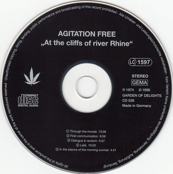 Agitation Free - At The Cliffs Of River Rhine | Garden Of Delights (CD 028) - 3