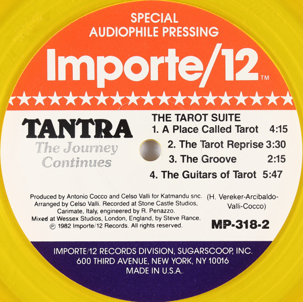 Tantra - The Journey Continues: The Ma-Cum-Ba Suite / The Tarot Suite | Importe/12 (MP-318) - 3 Tantra - The Journey Continues: The Ma-Cum-Ba Suite / The Tarot Suite | Importe/12 (MP-318) - 3