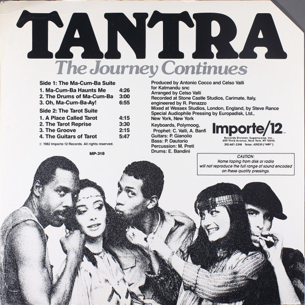 Tantra - The Journey Continues: The Ma-Cum-Ba Suite / The Tarot Suite | Importe/12 (MP-318)