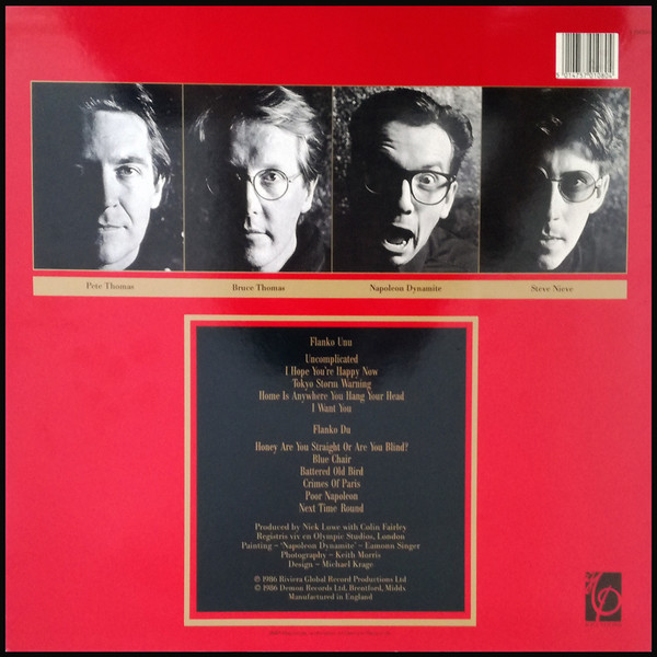 Elvis Costello & The Attractions - Blood & Chocolate | Imp Records (X FIEND 80) - 2