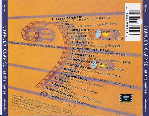 Stanley Clarke - At The Movies | Epic Soundtrax (EK 67286) - 2