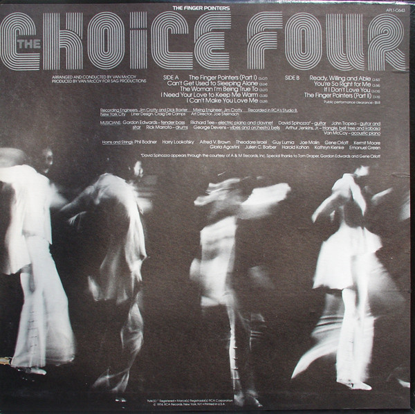 The Choice Four - The Finger Pointers | RCA Victor (APL1-0643) - 2 The Choice Four - The Finger Pointers | RCA Victor (APL1-0643) - 2