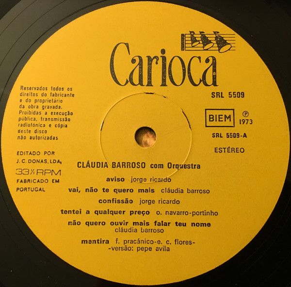 Claudia Barroso - Claudia Barroso | Carioca (SRL 5 509) - 3