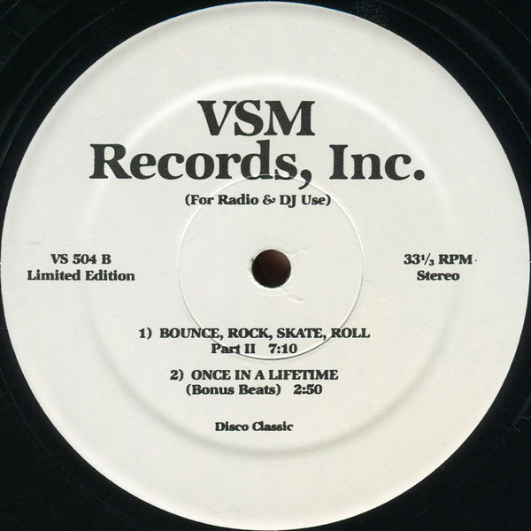 Vaughan Mason / Talking Heads - Bounce, Rock, Skate, Roll / Once In A Lifetime | VSM Records, Inc. (VS 504) - 2