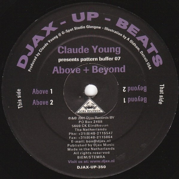 Claude Young - Pattern Buffer 07: Above + Beyond | Djax-Up-Beats (DJAX-UP-350) - 3 Claude Young - Pattern Buffer 07: Above + Beyond | Djax-Up-Beats (DJAX-UP-350) - 3