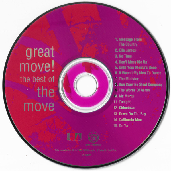 The Move - Great Move! The Best Of The Move CD | EMI (0777 7 96060 2 3) - 3 The Move - Great Move! The Best Of The Move CD | EMI (0777 7 96060 2 3) - 3