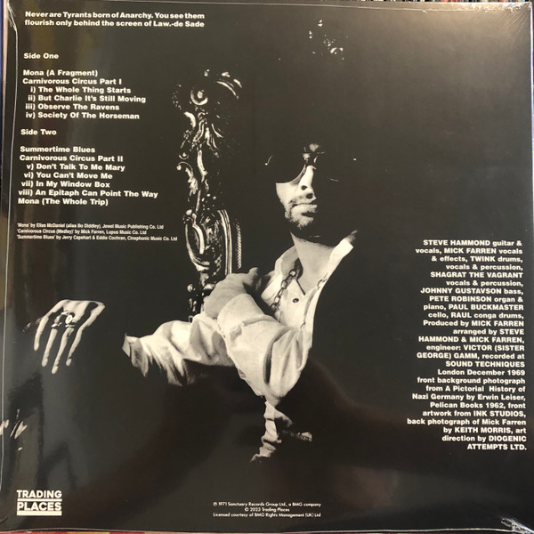 Mick Farren - Mona (The Carnivorous Circus) | Trading Places (TDP54107) - 3 Mick Farren - Mona (The Carnivorous Circus) | Trading Places (TDP54107) - 3