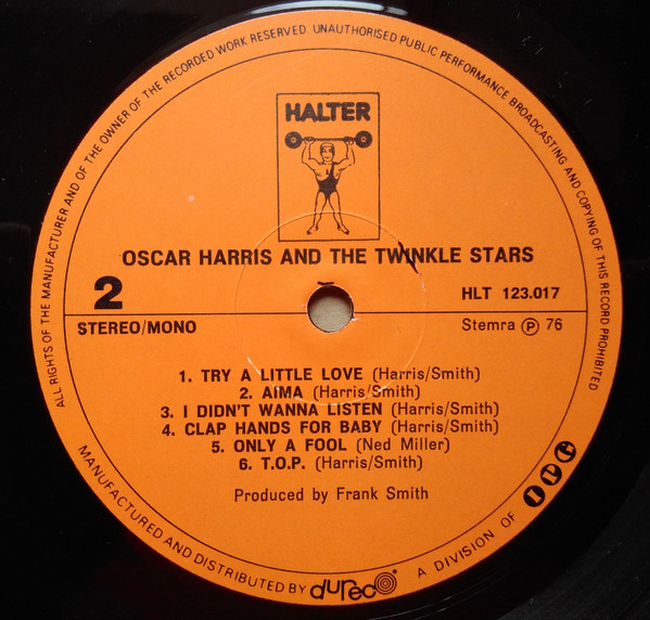Oscar Harris And The Twinkle Stars - Try A Little Love | Halter (HLT 123.017-G) - 4 Oscar Harris And The Twinkle Stars - Try A Little Love | Halter (HLT 123.017-G) - 4