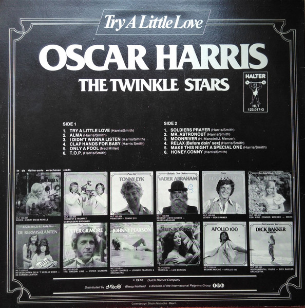 Oscar Harris And The Twinkle Stars - Try A Little Love | Halter (HLT 123.017-G) - 2 Oscar Harris And The Twinkle Stars - Try A Little Love | Halter (HLT 123.017-G) - 2
