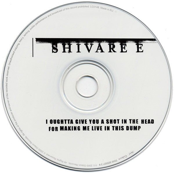 Shivaree - I Oughtta Give You A Shot In The Head For Making Me Live In This Dump | Capitol Records (7243 5 25527 2 6) - 3 Shivaree - I Oughtta Give You A Shot In The Head For Making Me Live In This Dump | Capitol Records (7243 5 25527 2 6) - 3
