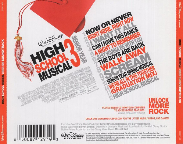 The High School Musical Cast - High School Musical 3: Senior Year (Soundtrack) | Walt Disney Records (D000271402) - 2 The High School Musical Cast - High School Musical 3: Senior Year (Soundtrack) | Walt Disney Records (D000271402) - 2