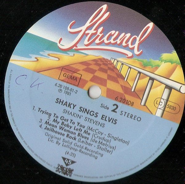Shakin' Stevens - Shaky Sings Elvis | Strand (6.20108) - 3