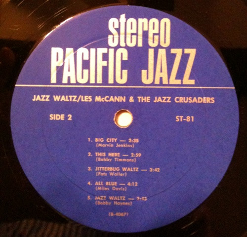 Les McCann & The Crusaders - Jazz Waltz | Pacific Jazz (ST 81) - 4 Les McCann & The Crusaders - Jazz Waltz | Pacific Jazz (ST 81) - 4